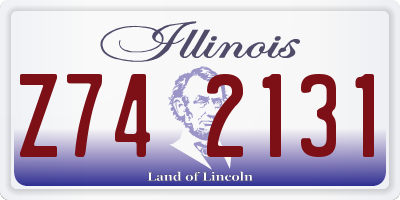 IL license plate Z742131