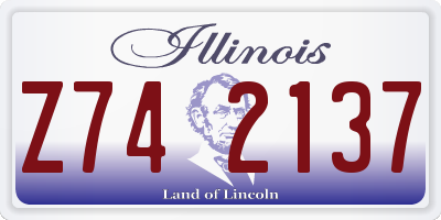 IL license plate Z742137