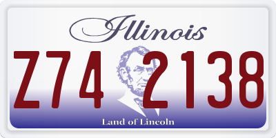 IL license plate Z742138