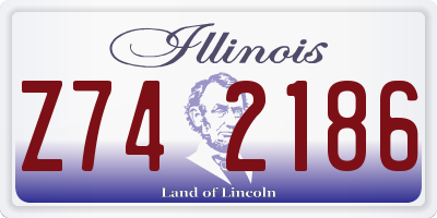 IL license plate Z742186