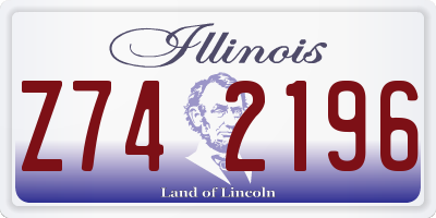 IL license plate Z742196