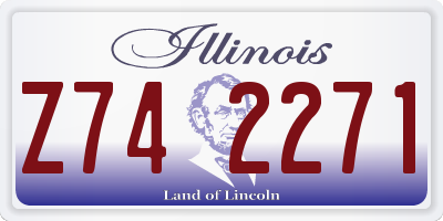 IL license plate Z742271