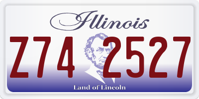 IL license plate Z742527