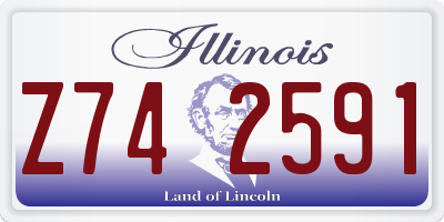 IL license plate Z742591