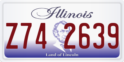 IL license plate Z742639