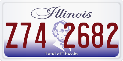 IL license plate Z742682