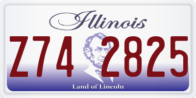 IL license plate Z742825