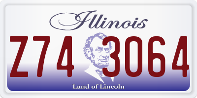 IL license plate Z743064