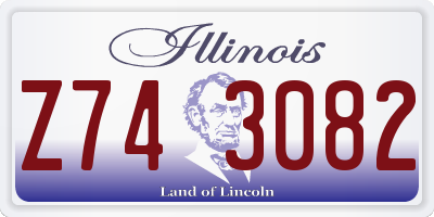 IL license plate Z743082