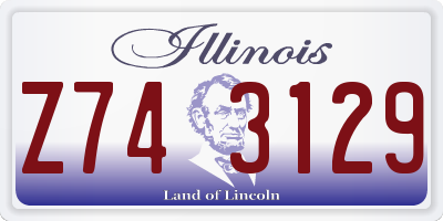 IL license plate Z743129