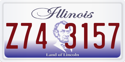 IL license plate Z743157
