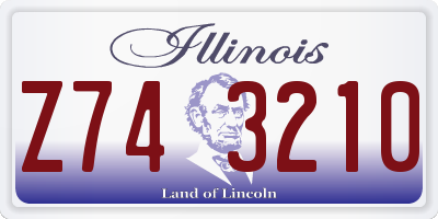 IL license plate Z743210