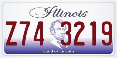 IL license plate Z743219