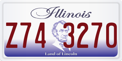IL license plate Z743270