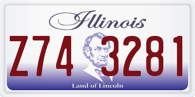 IL license plate Z743281