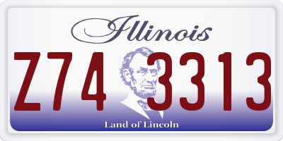 IL license plate Z743313