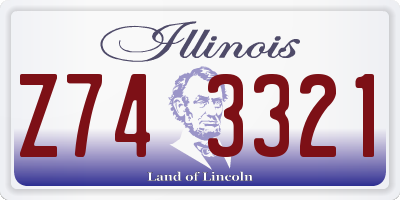 IL license plate Z743321
