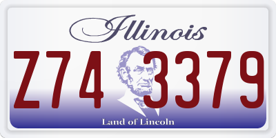 IL license plate Z743379