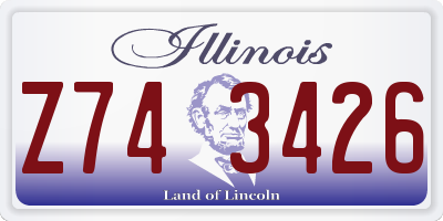 IL license plate Z743426
