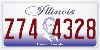 IL license plate Z744328