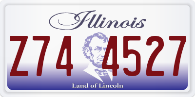 IL license plate Z744527