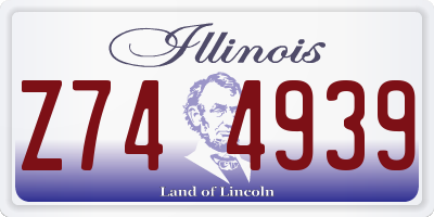 IL license plate Z744939