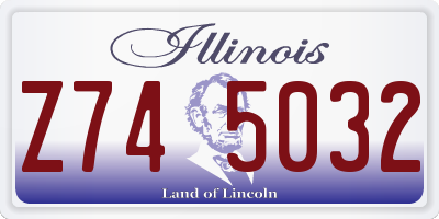 IL license plate Z745032