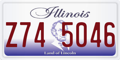 IL license plate Z745046