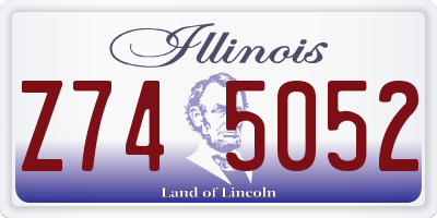 IL license plate Z745052