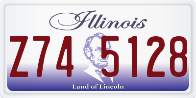 IL license plate Z745128