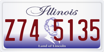 IL license plate Z745135