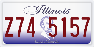 IL license plate Z745157