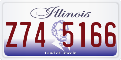 IL license plate Z745166