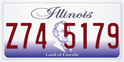 IL license plate Z745179