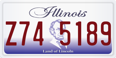 IL license plate Z745189