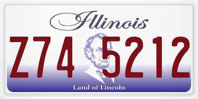 IL license plate Z745212