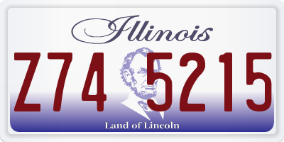 IL license plate Z745215