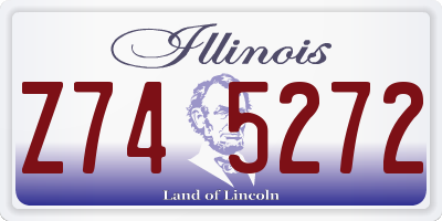 IL license plate Z745272
