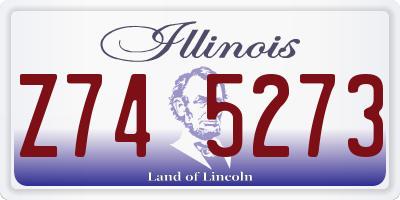 IL license plate Z745273