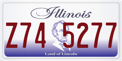 IL license plate Z745277