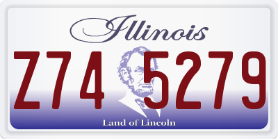 IL license plate Z745279