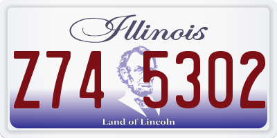 IL license plate Z745302