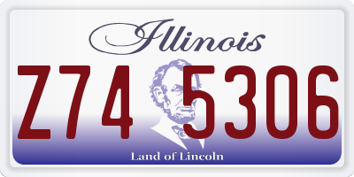 IL license plate Z745306