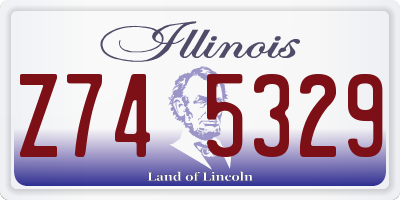IL license plate Z745329