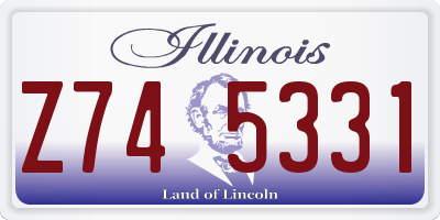 IL license plate Z745331