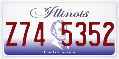 IL license plate Z745352