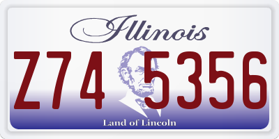 IL license plate Z745356