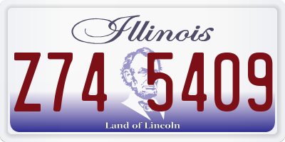 IL license plate Z745409