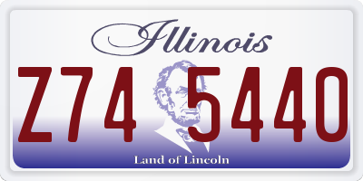 IL license plate Z745440