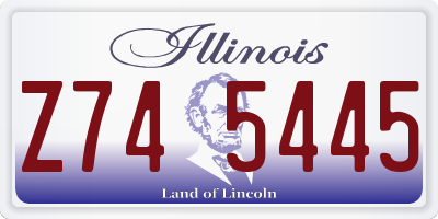 IL license plate Z745445